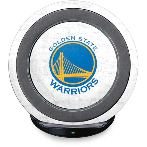 NBA Golden State Warriors Distressed Fast Charge Wireless Charging Stand Skin